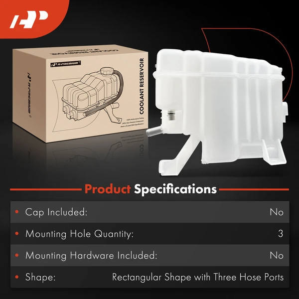 Coolant Reservoir Tank with Sensor for Chevy Silverado 2500 HD GMC Sierra 2500 HD