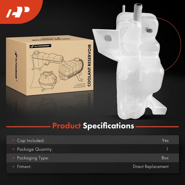 Coolant Reservoir Tank with Cap for Chevy Silverado 2500 HD GMC Sierra 2500 HD