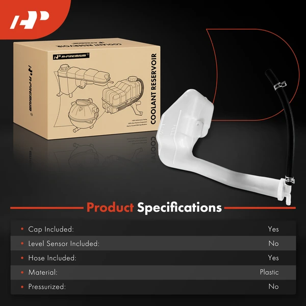 Coolant Reservoir with Cap for Toyota Celica 1994-1999 L4 1.8L 2.2L