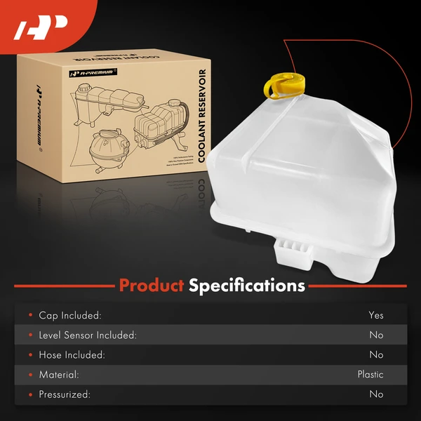 Radiator Coolant Reservoir with Cap for Mazda 5 2006-2010 2012-2015