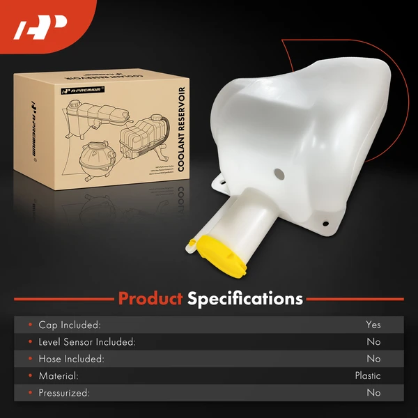 Coolant Reservoir with Cap for Subaru Tribeca 2008-2014 B9 Tribeca H6 3.0L 3.6L