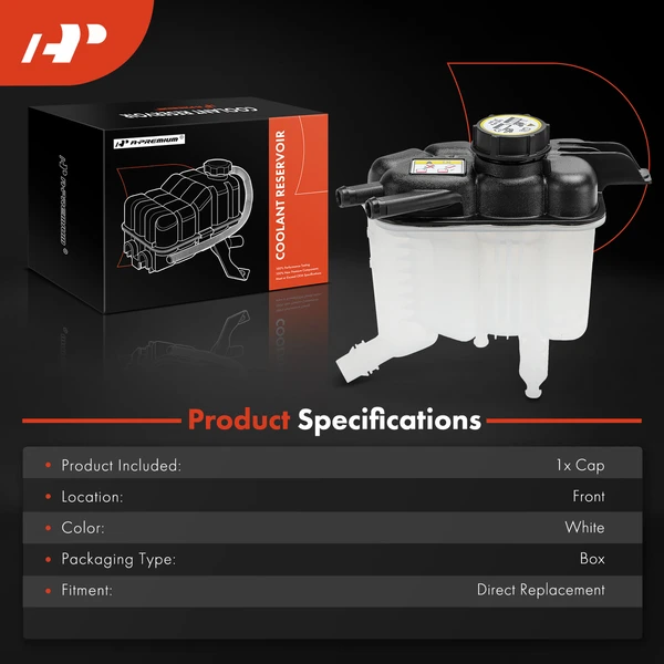 Engine Coolant Reservoir for Land Rover Discovery Sport Range Rover Evoque 2020-2025