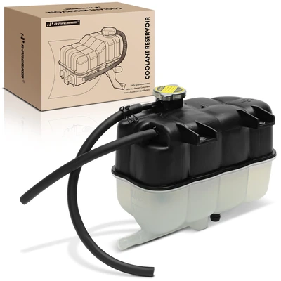 Radiator Overflow Bottle Coolant Reservoir with Cap & Hose