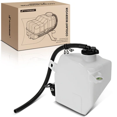 Engine Coolant Reservoir Tank with Cap & Hose