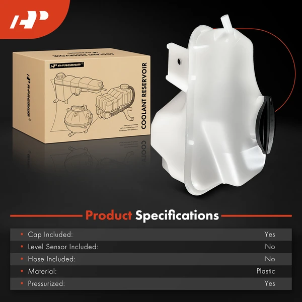 Engine Coolant Reservoir with Cap for Hyundai Sonata 2011-2014 Kia Optima 2011-2016