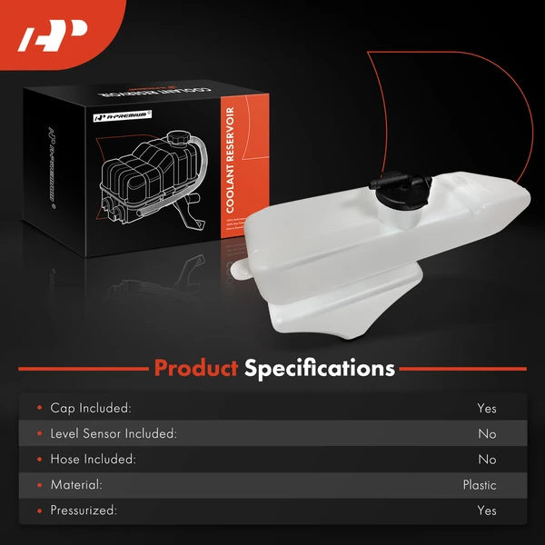 Engine Coolant Reservoir with Cap for Mazda 6 2006-2007 Turbocharged