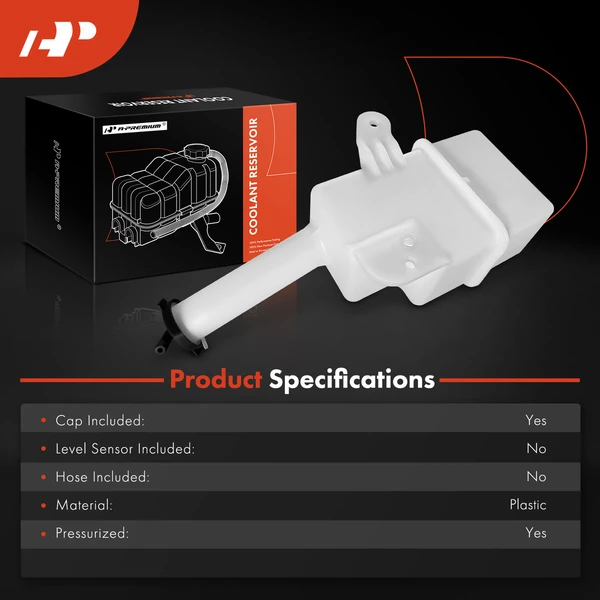 Engine Coolant Reservoir with Cap for Hyundai Accent 2009-2011 L4 1.6L