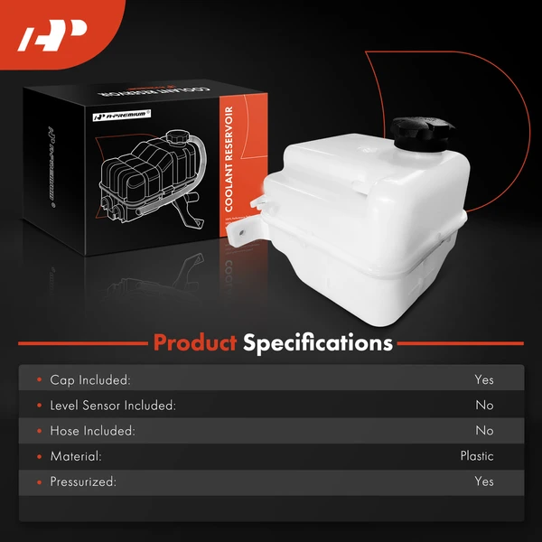 Engine Coolant Reservoir with Cap for Kia Sportage 2011-2013 Hyundai Tucson 2010-2013