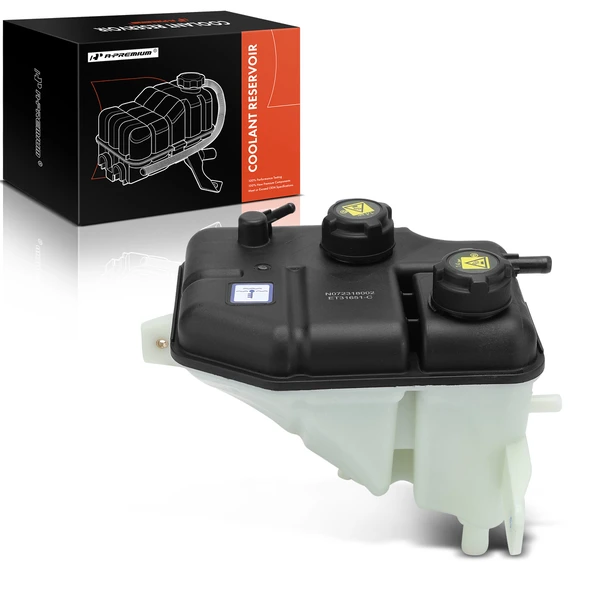 Coolant Expansion Tank with Cap for Maserati Quattroporte 2013-2018 Levante