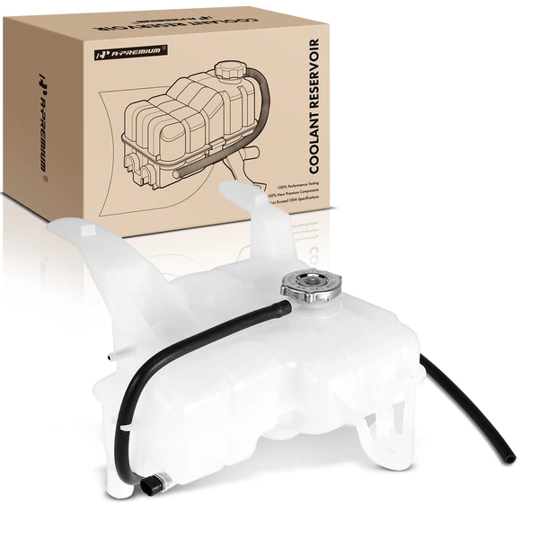 Engine Coolant Reservoir Tank with Cap for 1996-2002 Chevrolet Express 3500
