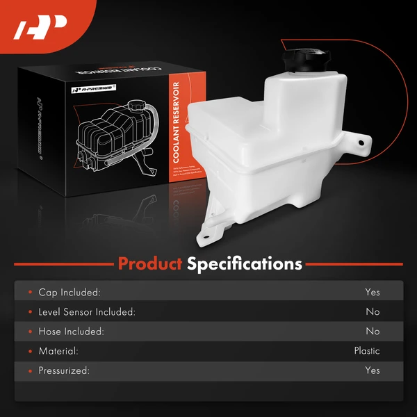 Engine Coolant Reservoir with Cap for Kia Forte Koup Forte5 2014 1.6L