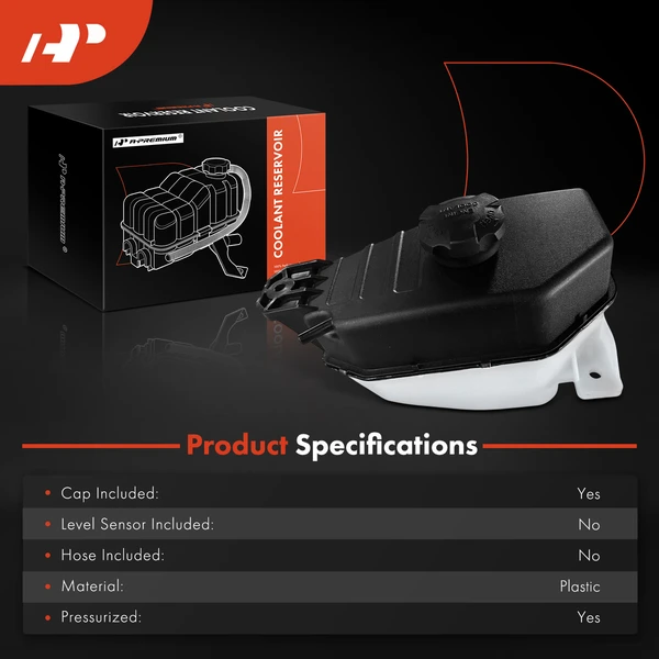 Engine Coolant Reservoir with Cap for Hyundai Santa Fe Palisade Kia Telluride