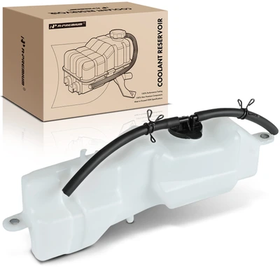 Engine Coolant Reservoir Tank with Cap & Hose