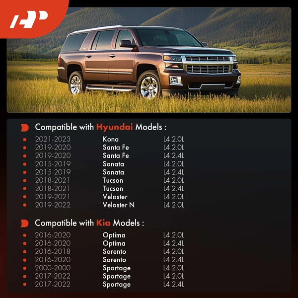 Engine Timing Cover for Hyundai Sonata Santa Fe Kona Kia Optima Sorento Sportage