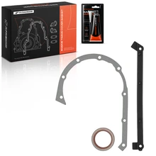 Engine Timing Cover Gasket Set AMC Buick Checker Oldsmobile Pontiac Studebaker for 1965-1979 Checker Marathon