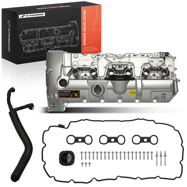 Upgrade Aluminum Engine Valve Cover with PCV House for BMW E90 E70 E83