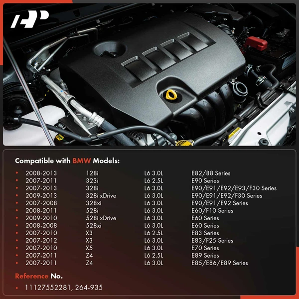 Upgrade Aluminum Engine Valve Cover with PCV House for BMW E90 E70 E83