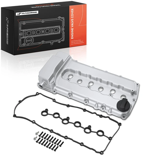 Engine Valve Cover with Gasket & Cap for Volkswagen Passat CC Touareg Passat CC
