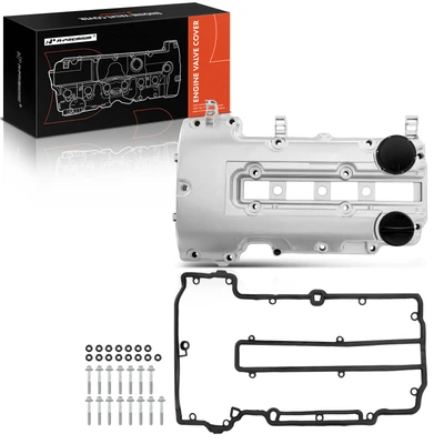 Aluminum Engine Valve Cover with Oil Cap & Gasket