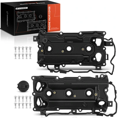 2 Pcs Driver & Passenger Engine Valve Cover with Gasket