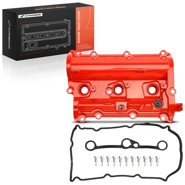 Aluminum Engine Valve Cover with Cap and Gasket for 2012-2014 Ford Focus