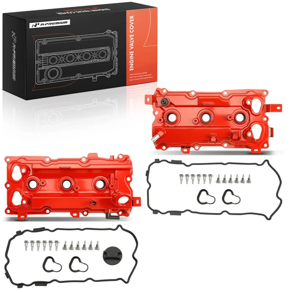 2 Pcs Driver & Passenger Engine Valve Cover for 2014-2018 INFINITI Q70