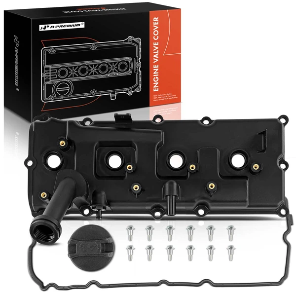 Passenger Engine Valve Cover with Gasket for 2012-2017 Nissan NV2500