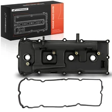 Front Driver Engine Valve Cover with Gasket for 2006-2015 Nissan Titan