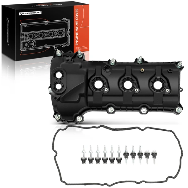 Front Passenger Engine Valve Cover with Gasket for 2011-2017 Ford Mustang