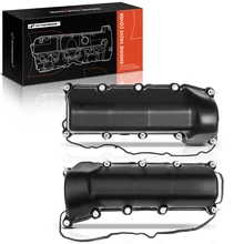 2 Pcs Driver & Passenger Engine Valve Cover with Gasket for 2002-2012 Jeep Liberty