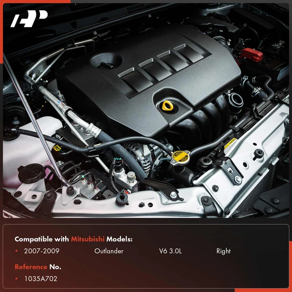 Passenger Engine Valve Cover with Gasket for Mitsubishi Outlander 2007-2009 3.0L