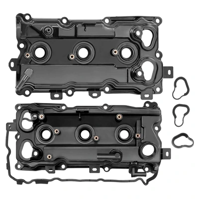 2 Pcs Engine Valve Cover with Gasket