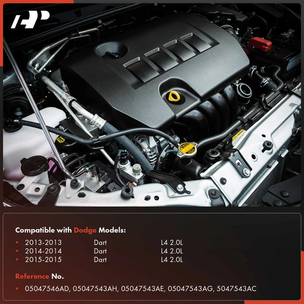 Engine Valve Cover with Hardware for Dodge Dart 2013-2015 2.0L