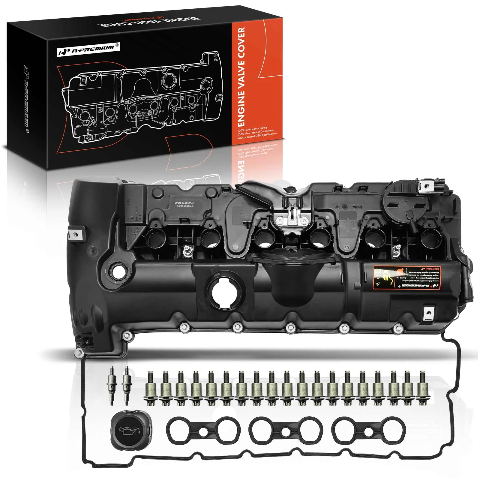 The A-premium Engine Valve Cover with Gasket for BMW 128i 328i 528i X3 X5 Z4 Image 