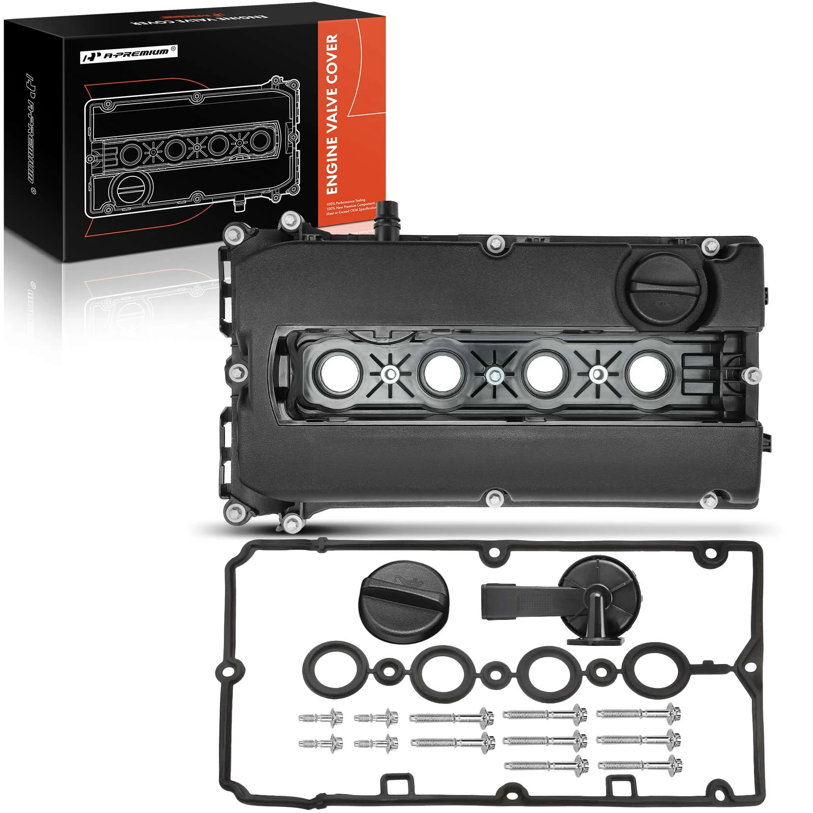 The A-premium Engine Valve Cover with Gasket for Chevy Aveo Cruze Sonic G3 Saturn Image 