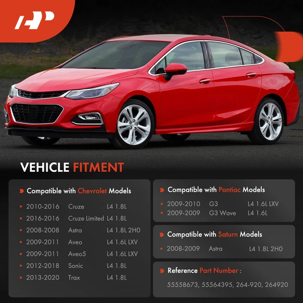 Engine Valve Cover & Gasket Bolts for Chevy Aveo Cruze Sonic Pontiac G3 Saturn