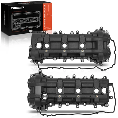 2 Pcs Left & Right Engine Valve Cover with Gasket