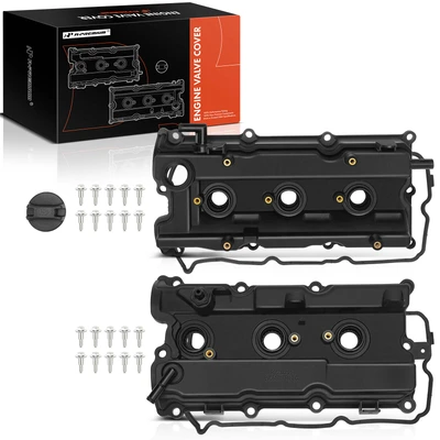 2 Pcs Engine Valve Cover with Gasket