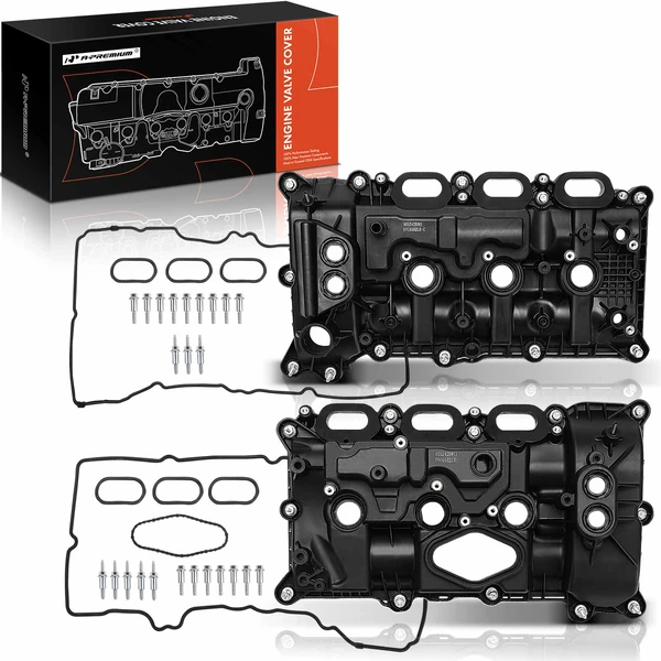 2 Pcs Engine Valve Cover for Ford F-150 Expedition Lincoln Navigator 3.5L