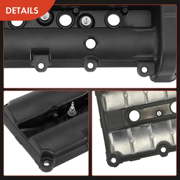 2 Pcs Engine Valve Cover with Gasket for Jaguar S-Type 2002-2008 3.0L