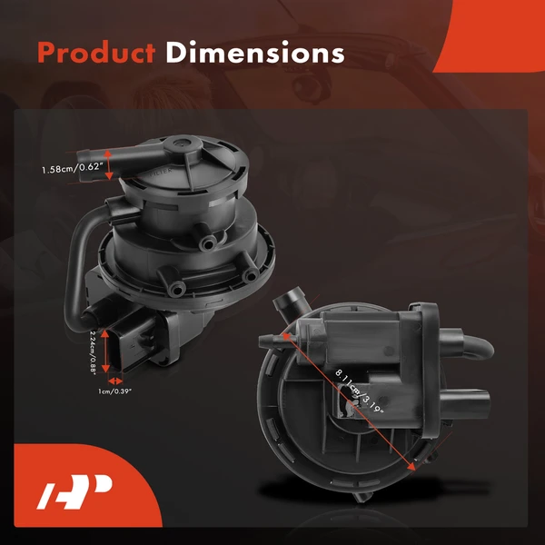 Fuel Vapor Leak Detection Pump for Jeep Cherokee 1998-2001 3-Blades