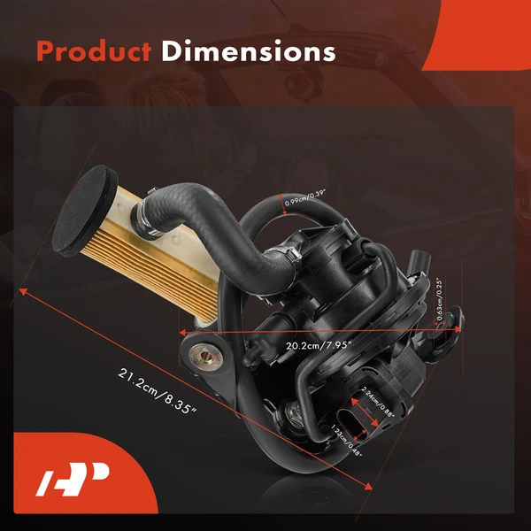 Fuel Vapor Leak Detection Pump for Volkswagen Passat 1998-2005 4.0L 2.8L 1.8L