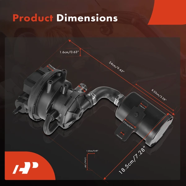 Fuel Vapor Leak Detection Pump for Volkswagen Passat 09-10 CC 09-11 Passat CC