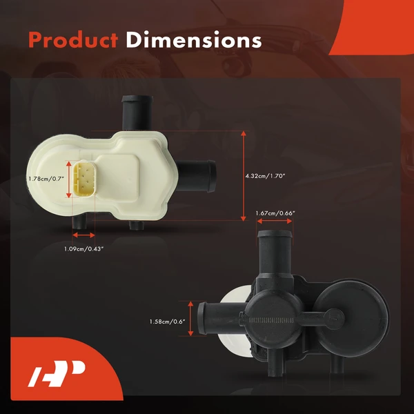 Fuel Vapor Leak Detection Pump for Mazda CX-7 Volvo C70 S60 S70 S80 XC70