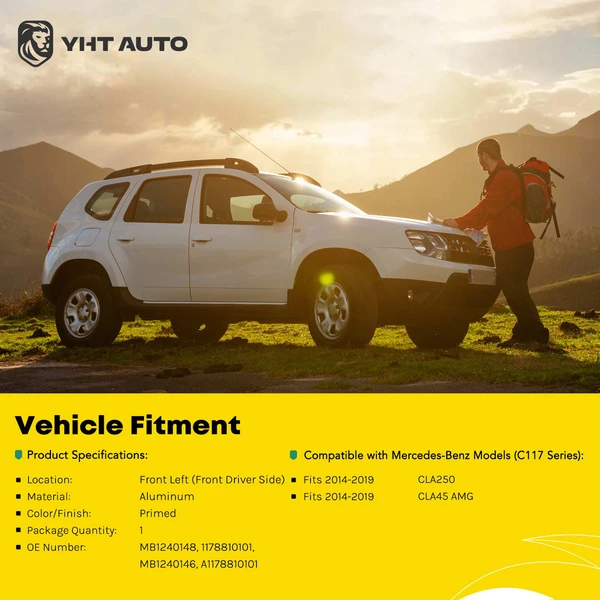 Front Driver Fender for 2014-2019 Mercedes-Benz CLA250