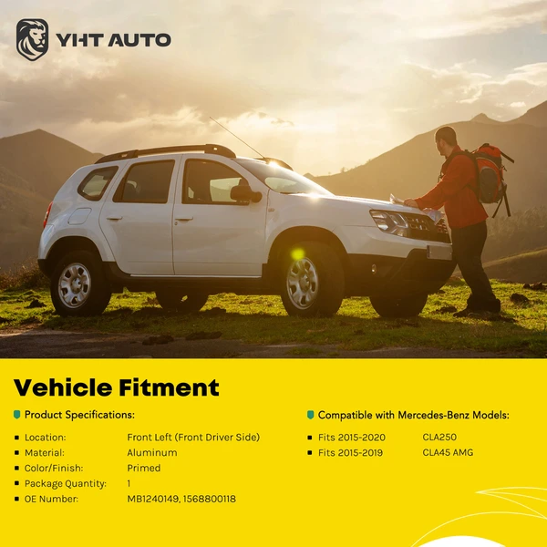 Front Driver Fender for 2015-2020 Mercedes-Benz GLA250