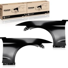 2 Pcs Front Driver & Passenger Aluminum Fender for 2015-2017 Ford Mustang