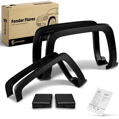 4 Pcs Front & Rear Factory Matte Fender Flares