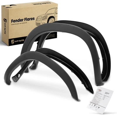 4 Pcs Front & Rear Factory Style Textured Fender Flares