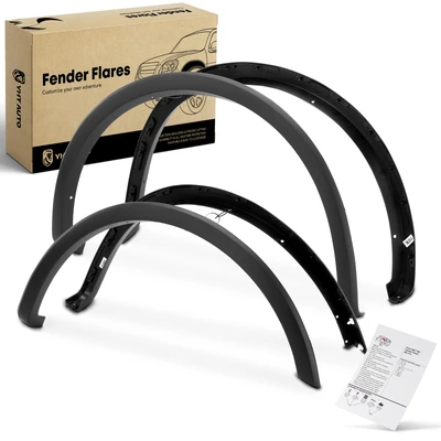 4 Pcs Front & Rear Factory Style Textured Fender Flares